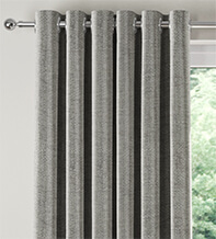 Hastings Grey Mist -  Designer Basketweave Curtains