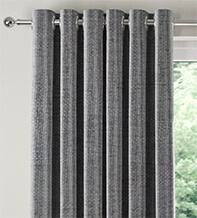 Hastings Grey -  Designer Basketweave Curtains