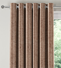 Hastings Peach -  Designer Basketweave Curtains