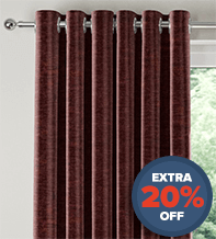 Monti Berry - Luxury Chenille Curtains
