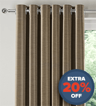Monti Brown - Luxury Chenille Curtains