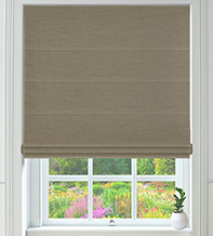 Monti Brown – Luxury Chenille Roman Blind