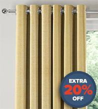 Monti Golden - Luxury Chenille Curtains