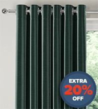 Monti Green - Luxury Chenille Curtains