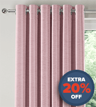 Monti Rose - Luxury Chenille Curtains