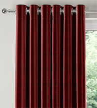 Monti Rosso Red - Luxury Chenille Curtains