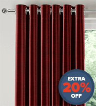 Monti Rosso Red - Luxury Chenille Curtains