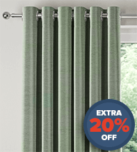 Monti Soft Sage - Luxury Chenille Curtains