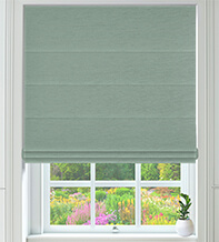 Monti Soft Sage – Luxury Chenille Roman Blind