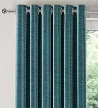 Monti Teal - Luxury Chenille Curtains