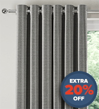Palermo Grey - Textured Curtains