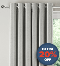 Palermo Silver - Textured Curtains