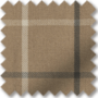 Plaid Beige - Check Patterned Curtains