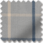 Plaid Sky Blue - Check Patterned Curtains