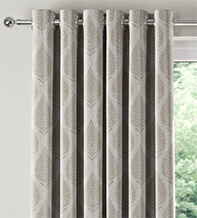 Sorrento Grey - Luxury Floral Curtains