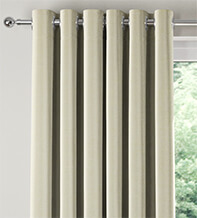 Umbria Ivory - Faux Silk Curtains