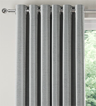 Verona Silver  - Luxury Soft Sheen Curtains