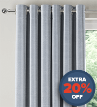 Verona Sky  - Luxury Soft Sheen Curtains