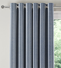 Lucia Blue -  Luxury Woven Curtains