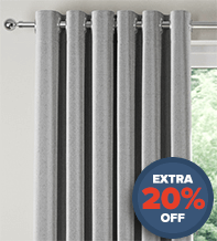 Octavia Grey -  Designer Basketweave Curtains