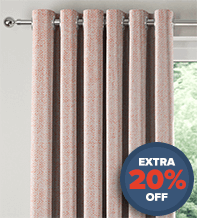 Octavia Pink -  Designer Basketweave Curtains