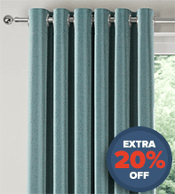 Octavia Teal -  Designer Basketweave Curtains