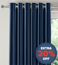 Valentina Blue - Luxury Velour Curtains