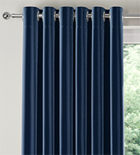 Valentina Blue - Luxury Velour Curtains