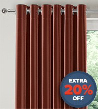 Valentina Terracotta - Luxury Velour Curtains