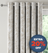 Botanic Natural - Floral Pattern Curtains