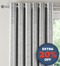 Constance Silver - Luxury Crushed Velvet Curtains