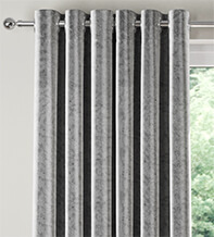 Constance Steel Grey - Luxury Crushed Velvet Curtains