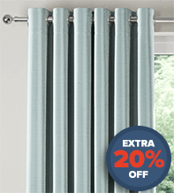 Eleganza Aqua - Textured Faux Silk Curtains