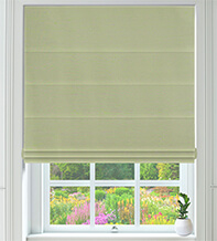 Eleganza Green - Textured Faux Silk Roman Blind