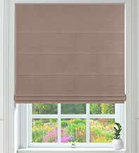 Eleganza Light Brown - Textured Faux Silk Roman Blind