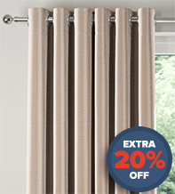 Eleganza Natural - Textured Faux Silk Curtains