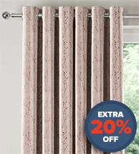 Jasmine Pink - Floral Pattern Curtains