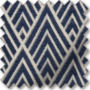 Luxor Navy - Geometric Patterned Curtains