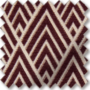 Luxor Wine - Geometric Patterned Curtains