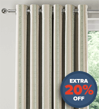 Modena Duck Egg - Stripe Patterned Curtains