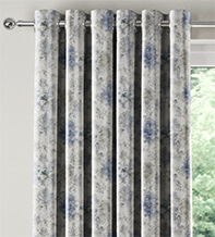 Orchard Blue - Floral Pattern Curtains