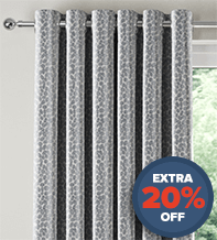 Pebble Charcoal - Patterned Curtains