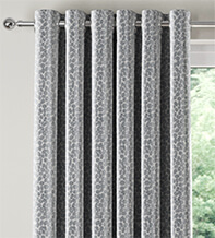 Pebble Charcoal - Patterned Curtains