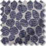 Pebble Navy Blue - Patterned Curtains