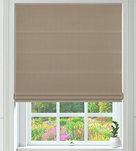 Vicenza Bronze - Faux Silk Roman Blind