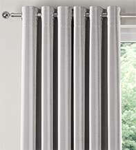 Vicenza Grey - Faux Silk Curtains