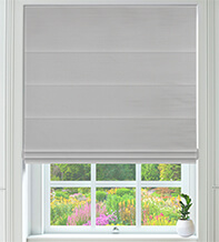 Vicenza Grey – Faux Silk Roman Blind