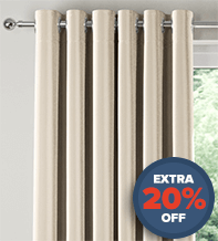 Vicenza Ivory - Faux Silk Curtains