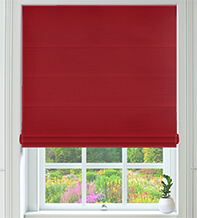 Vicenza Ruby - Faux Silk Roman Blind