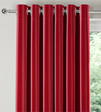 Vicenza Ruby - Faux Silk Curtains